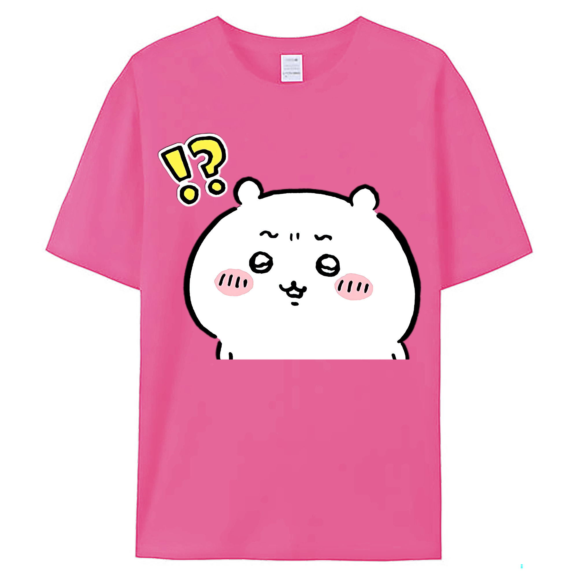 （画像用） ちいかわ ちいかわ Chii-kawa chiikawa レディースカジュアルプリントTシャツ（綿100％）